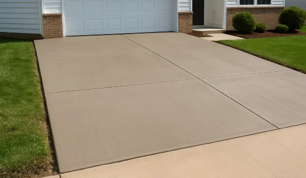 a brand new concrete driveway from Concrete Tree Phoenix in Phoenix, AZ - Concrete resurfacing
