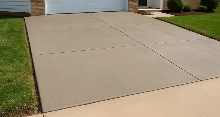 a brand new concrete driveway from Concrete Tree Phoenix in Phoenix, AZ - Concrete resurfacing